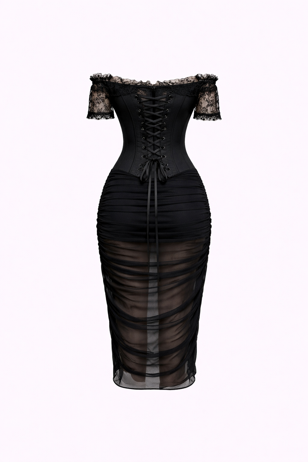 Black Velvet Lace Muse Set